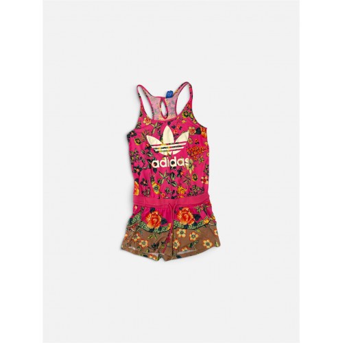 Adidas Originals Γυναικείο Floral Ολόσωμο Σορτς με Trefoil Logo